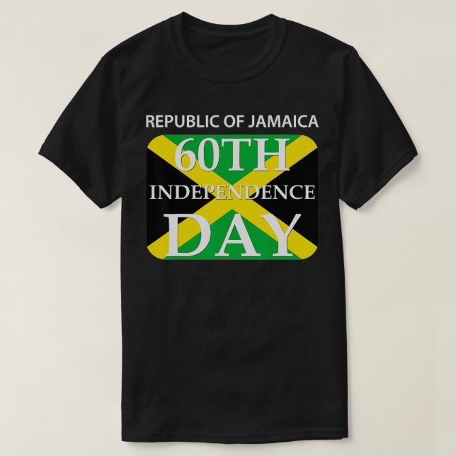 Camiseta Jamaica: 60° Día de la Independencia 2022 Orgullos (Diseño del anverso)