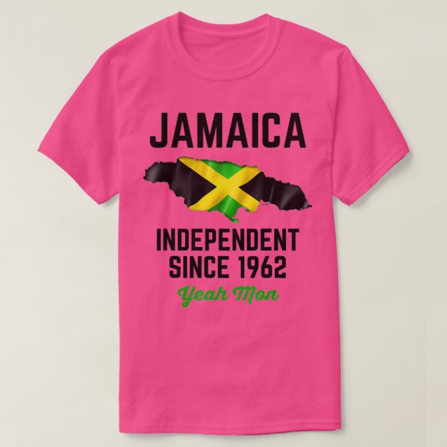 Camiseta Jamaica 60° Día de la Independencia 60 Independenc (Diseño del anverso)