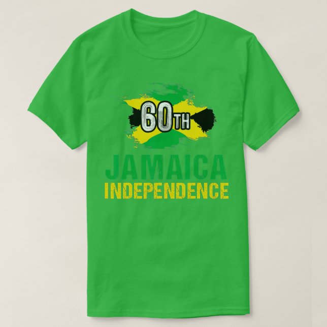 Camiseta Jamaica 60° Día de la Independencia de Hummingbird (Diseño del anverso)