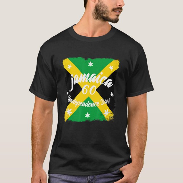 Camiseta Jamaica 60° Día de la Independencia Jamaica 60 Ann (Anverso)