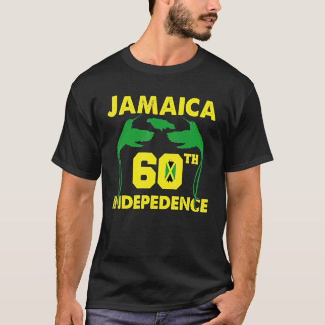 Camiseta Jamaica 60th Independence Proud To Be Jamaican 7 (Anverso)