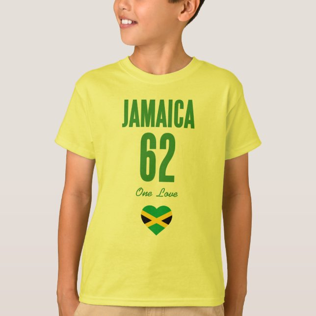 Camiseta Jamaica 62 One Love Jamaican Flag (Anverso)