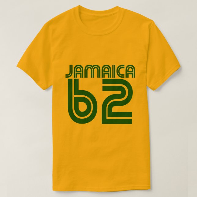 Camiseta Jamaica 62 - Proud Jamaicans - reggae Rasta Shirt (Diseño del anverso)
