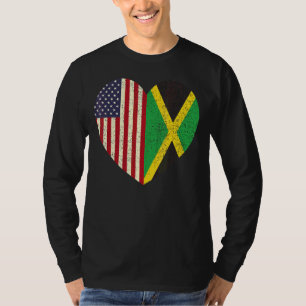 Camiseta Jamaica American Love Jamaica And Usa 1