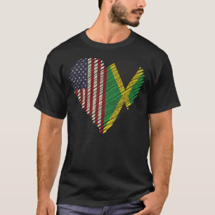 Camiseta Jamaica American Love Jamaica And Usa 4