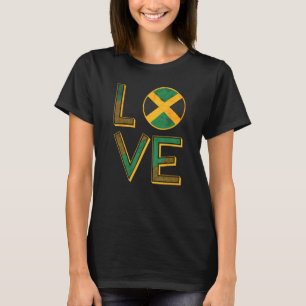 Camiseta Jamaica Bandera Jamaicana Amor Fan
