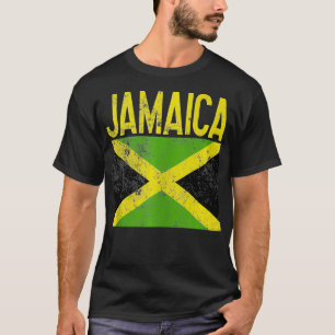 Camiseta Jamaica Bandera Jamaicana Orgullo Viajes Distancia