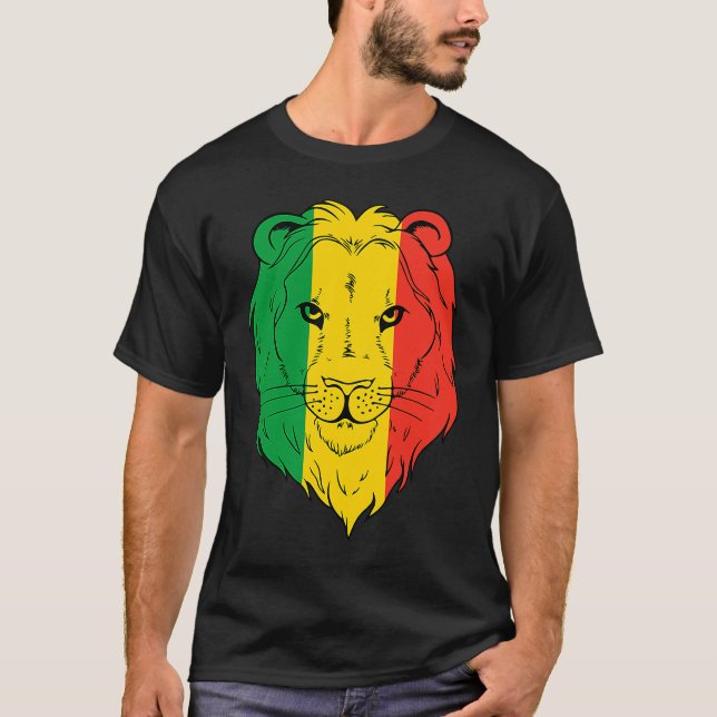 Camiseta Jamaica: Bandera jamaiquina Regga de feriado carib (Anverso)