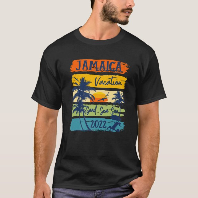 Camiseta Jamaica Caribe Vacation 2022 Matching Family Group (Anverso)