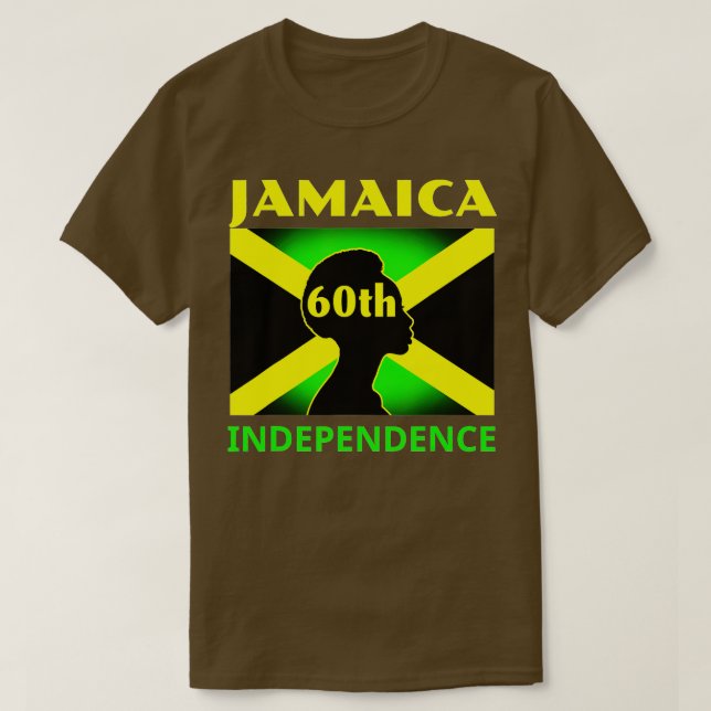 Camiseta Jamaica Celebración Independencia de bandera jamai (Diseño del anverso)