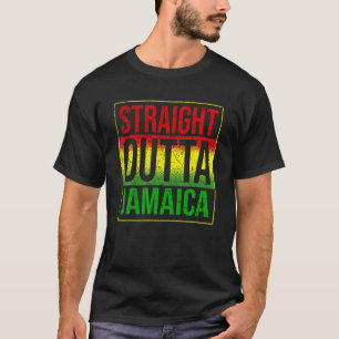 Camiseta Jamaica directamente fuera del regalo de rasta de 