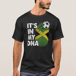 Camiseta Jamaica En Mi Equipo De Bandera Jamaiquina De Adn 