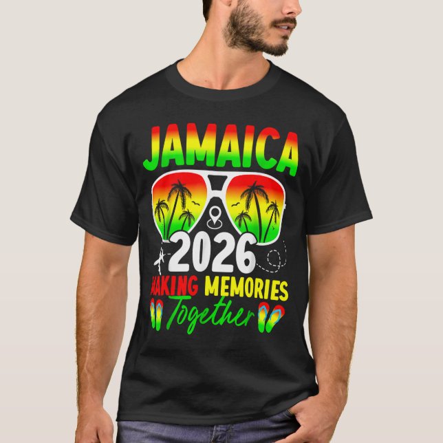 Camiseta Jamaica Family Reunion 2026 Making Memories Vacati (Anverso)