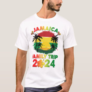 Camiseta Jamaica Family Trip 2024 Beach Vacation Jamaican C
