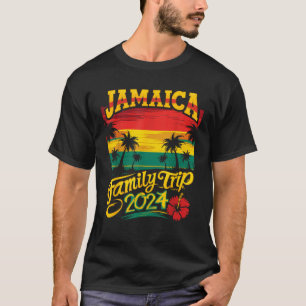Camiseta Jamaica Family Trip 2024 Jamaican Caribbean Beach