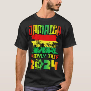 Camiseta Jamaica Family Trip 2024 Jamaican Caribbean Beach