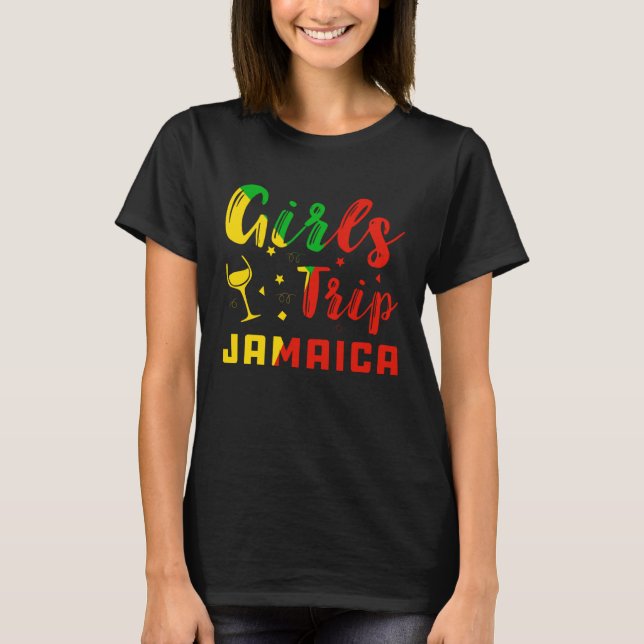 Camiseta Jamaica Girls Trip Bachelorette Party summer Vacat (Anverso)
