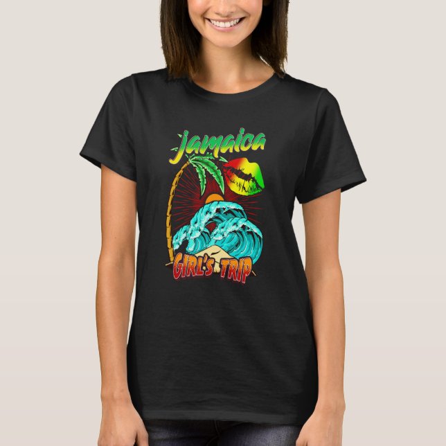 Camiseta Jamaica Girls Trip Weekend Gateway Besties Group M (Anverso)