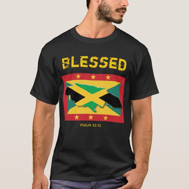 Camiseta JAMAICA GRENADA Doble Herencia de la Escritura Cri (Anverso)