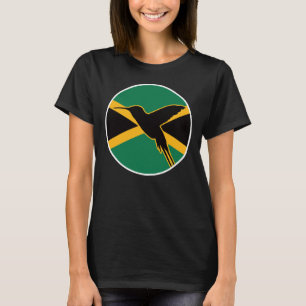 Camiseta Jamaica Hummingbird Bandera Nacional Animal