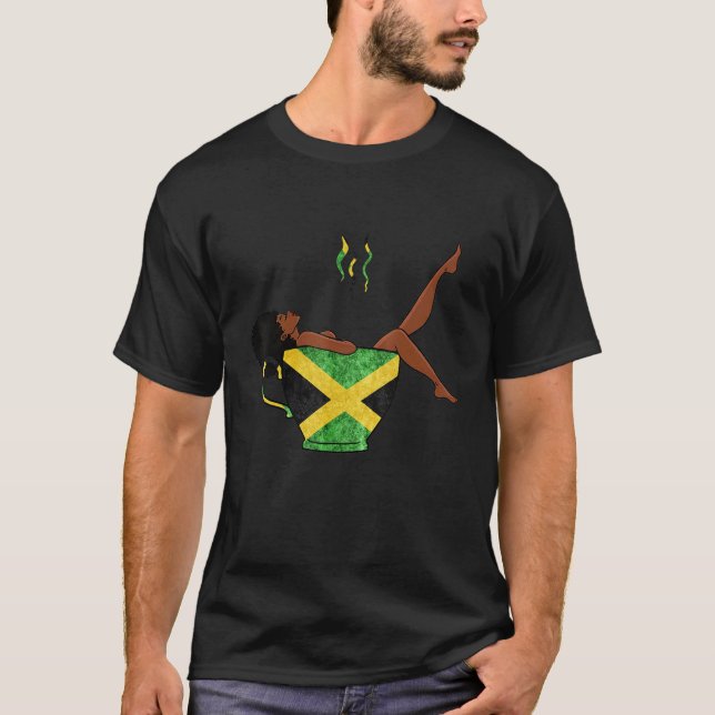 Camiseta Jamaica independence day Coffee  Coffee Day Coffee (Anverso)