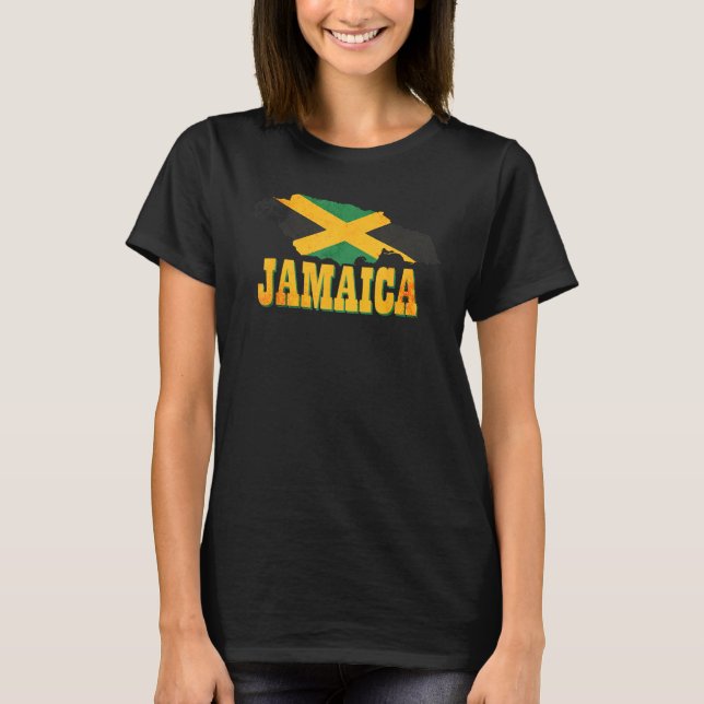Camiseta Jamaica Jamaican Flag Love Fan 5 (Anverso)