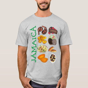 Camiseta JAMAICA Jamaican Foods Caribbean Island Cuisine