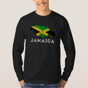 Camiseta Jamaica Kingston Jamaica Orgullo Mapa Caribe