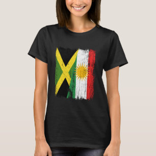 Camiseta Jamaica Kurdistán Media Bandera Jamaicano Herencia