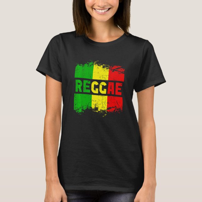 Camiseta Jamaica Love Rasta Reggae Music (Anverso)