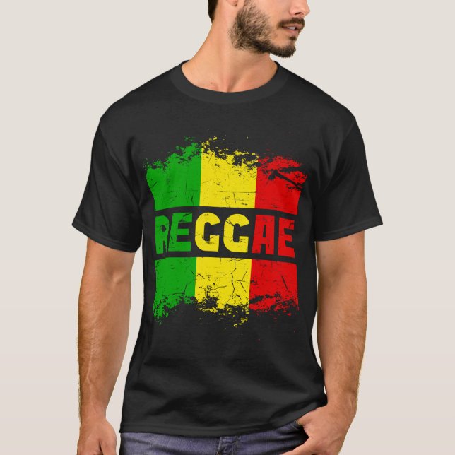 Camiseta Jamaica Love Rasta Reggae Music (Anverso)
