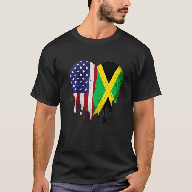 Camiseta Jamaica: Mes del Patrimonio Hispano Americano de J (Anverso)