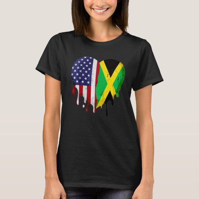 Camiseta Jamaica: Mes del Patrimonio Hispano Americano de J (Anverso)