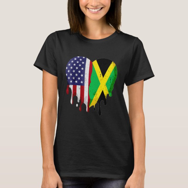 Camiseta Jamaica: Mes del Patrimonio Hispano Americano de J (Anverso)