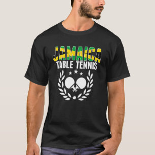 Camiseta Jamaica Mesa de Tenis Jamaiquino Ping Pong Apoyado