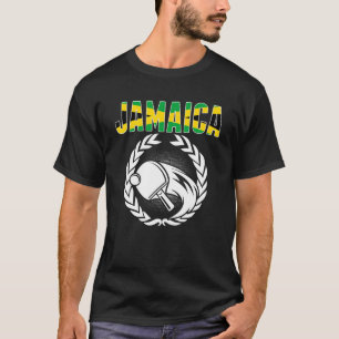 Camiseta Jamaica Mesa de Tenis Jamaiquino Ping Pong Apoyado