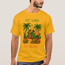 Camiseta Jamaica mi patio mi reglas