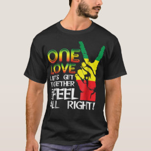 Camiseta Jamaica One Love Reggae Caribbean Music Pride Fla