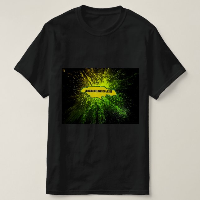 Camiseta - Jamaica pertenece a Jesús (Diseño del anverso)