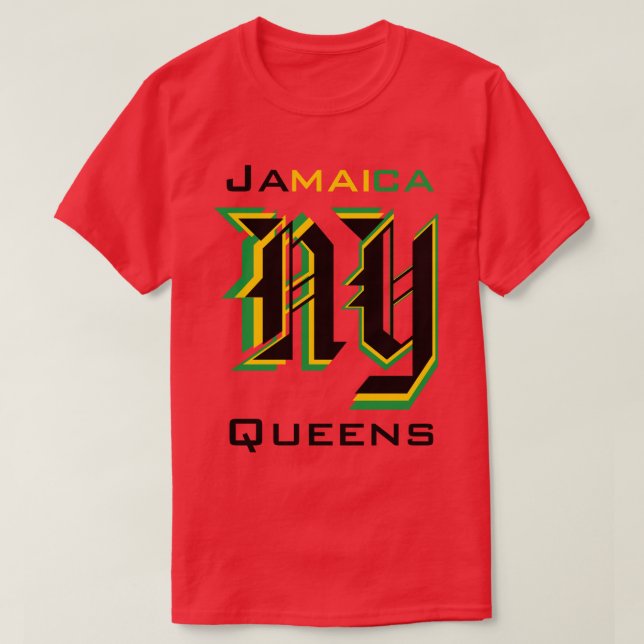Camiseta Jamaica Queens (Diseño del anverso)