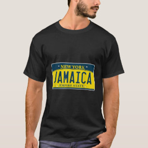 Camiseta Jamaica Queens NY New York Neighborhood License Pl
