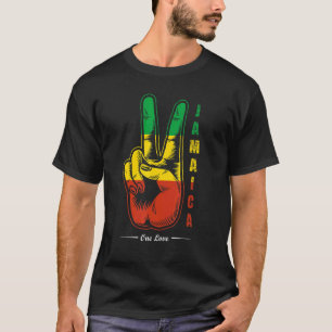 Camiseta Jamaica Rasta Orgullo Amar Paz Caribe Rastafario