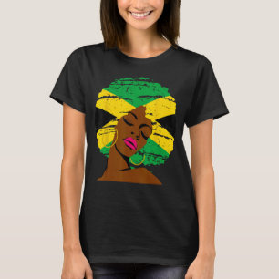 Camiseta Jamaica T Para Mujeres Jamaica Souvenir Bandera De