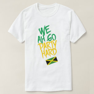 Camiseta Jamaica vamos Fiesta dura bandera jamaiquina