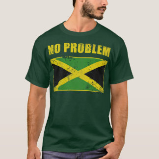 Camiseta Jamaica vintage No hay problema bandera jamaiquina