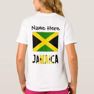 Camiseta Jamaica y bandera jamaicana con tu nombre