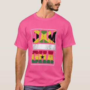 Camiseta Jamaica y Ghana mezclan herencia jamaiquina ghanes