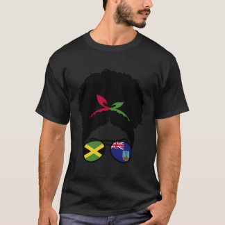 Camiseta Jamaica Y Montserrat Mezclan Mont Jamaiquino Afro 
