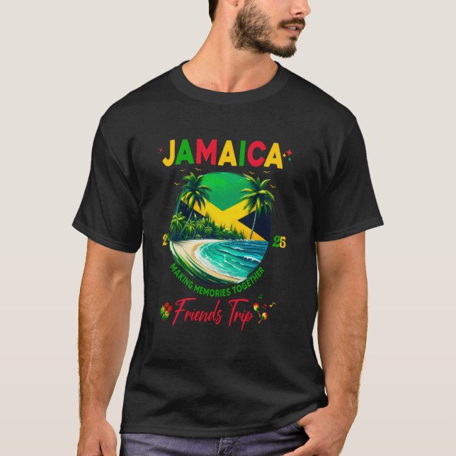 Camiseta Jamaican Birthday Besties Jamaica Vacation Matchin (Anverso)