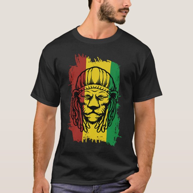 Camiseta Jamaican Lion Multi Coloured (Anverso)